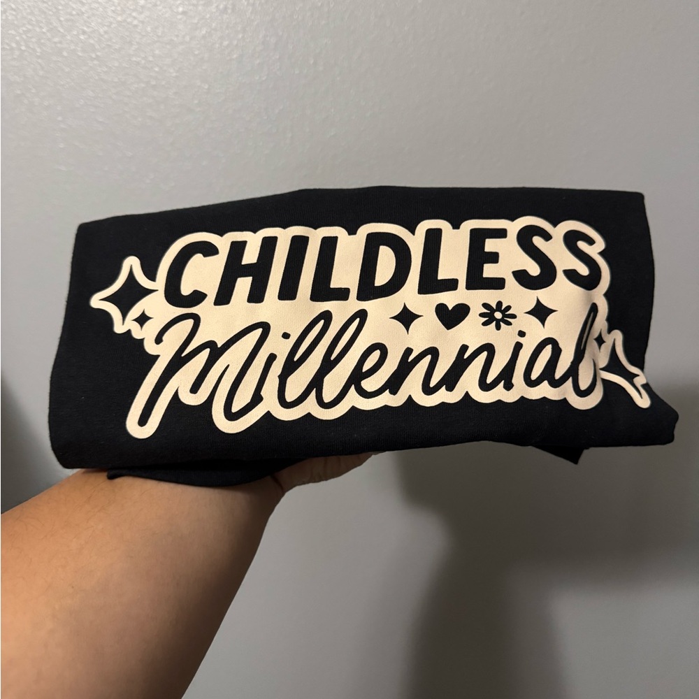 Childless millenial tshirt